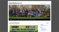 Desktop Screenshot of huette-markbronn.de
